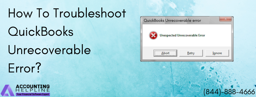  QuickBooks unrecoverable error when exporting to excel